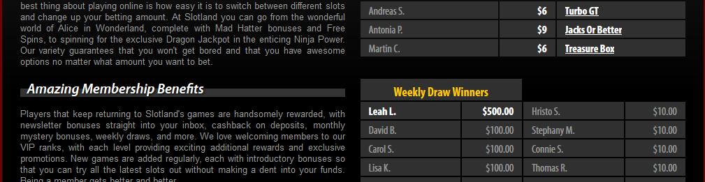 Slotland Mobile Casino - US Players Accepted! 4